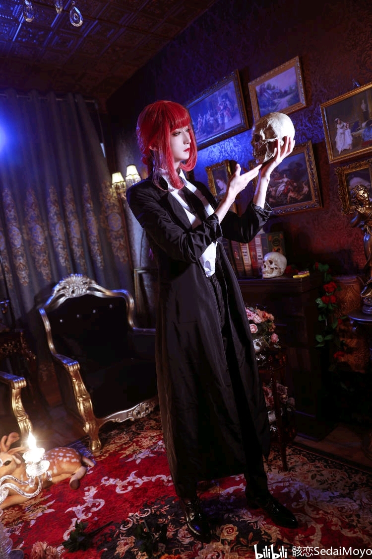 【电锯人cosplay】居然有这么好看的男孩子cos玛奇玛!