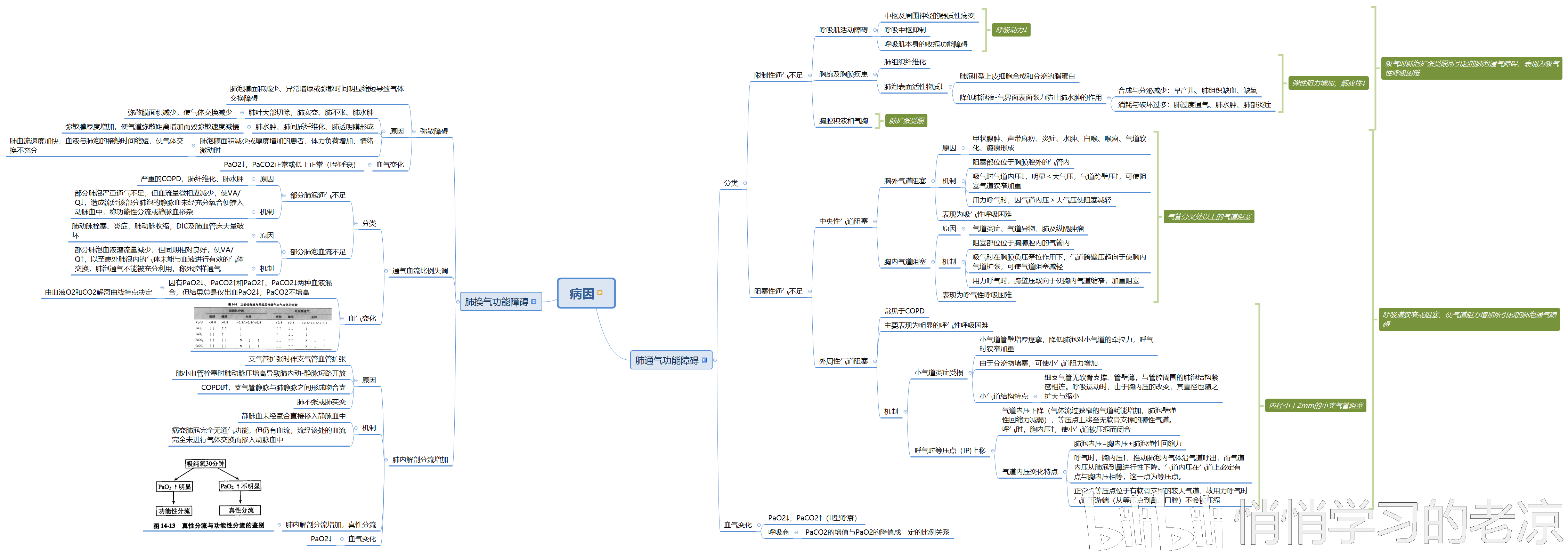 病理生理学思维导图总