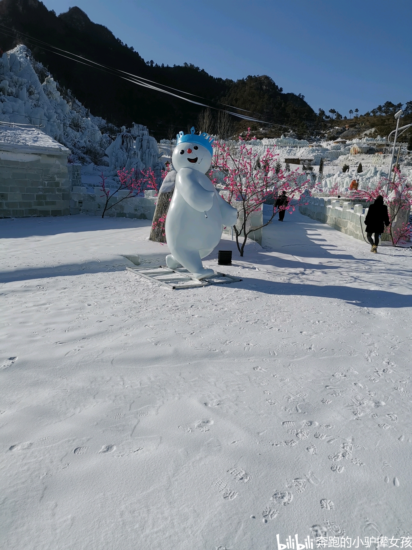 美丽的辽西河坎子冰雪大世界