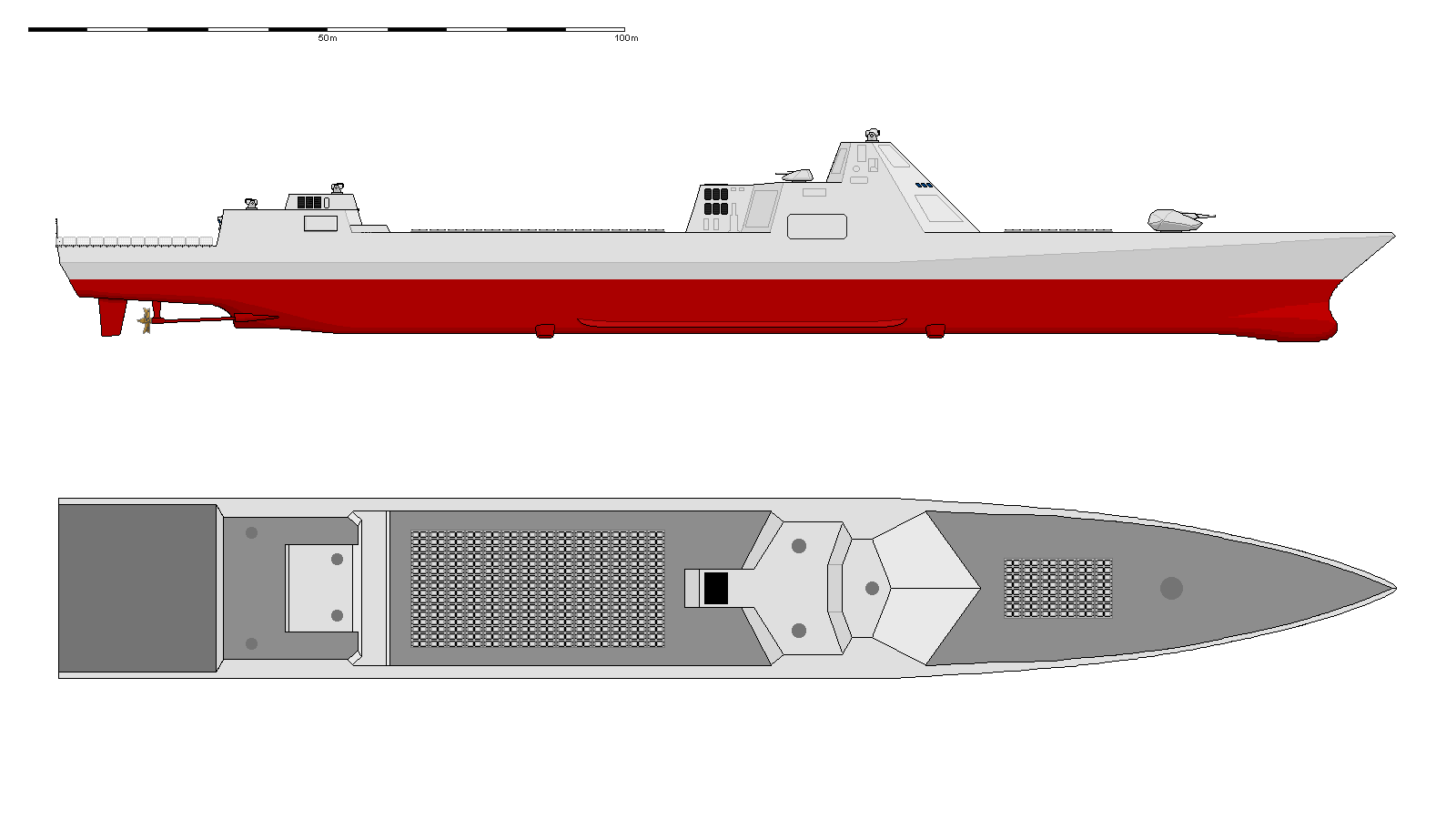 赤龙海军2035058核动力驱逐舰