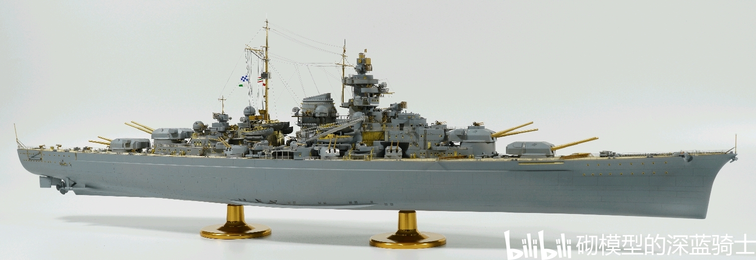 revell 05160 tirpitz 提尔皮茨号战列舰 铂金版 素组