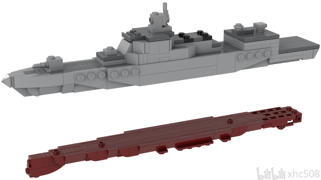 海军节福利 1/700 055型驱逐舰 moc搭建指南