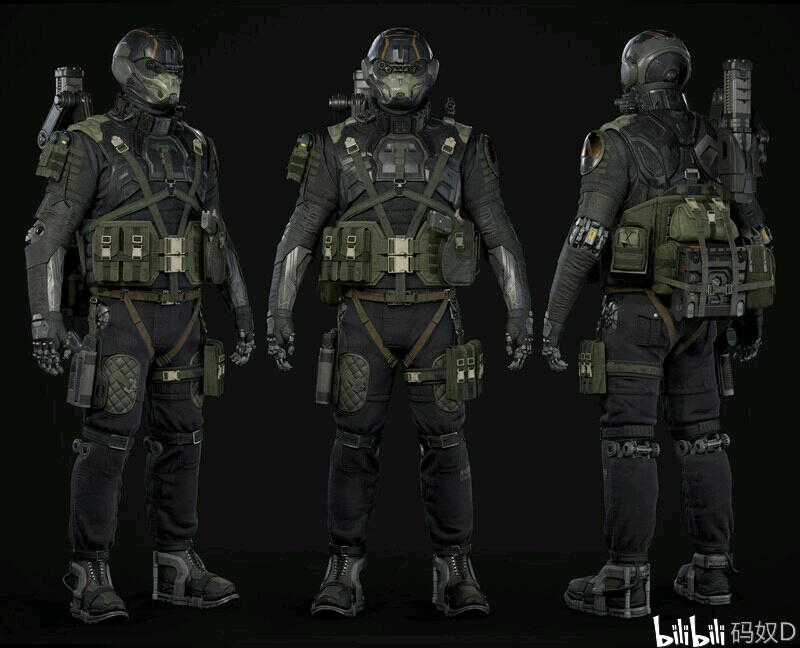 机动装甲单兵外骨骼设定1
