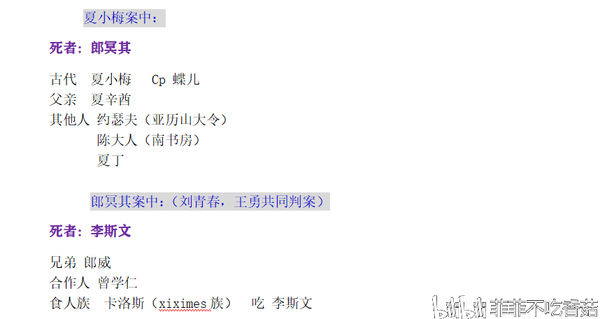 【孙美琪疑案】人物关系及死者