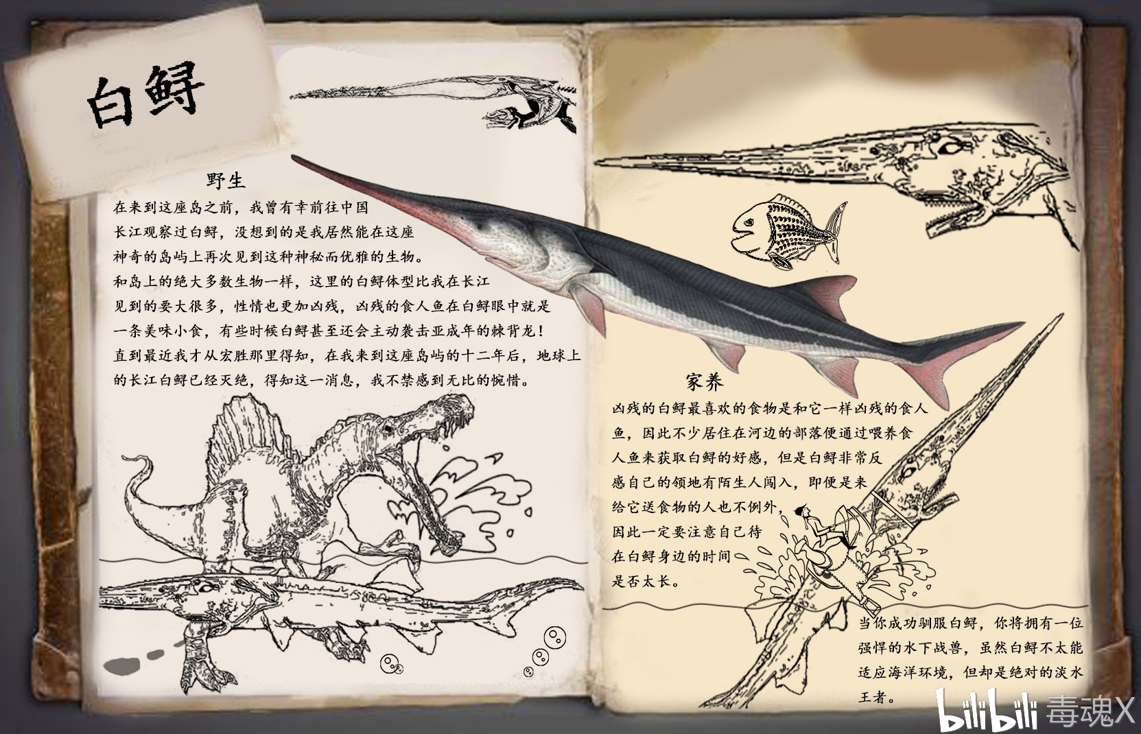 方舟自创生物:白鲟