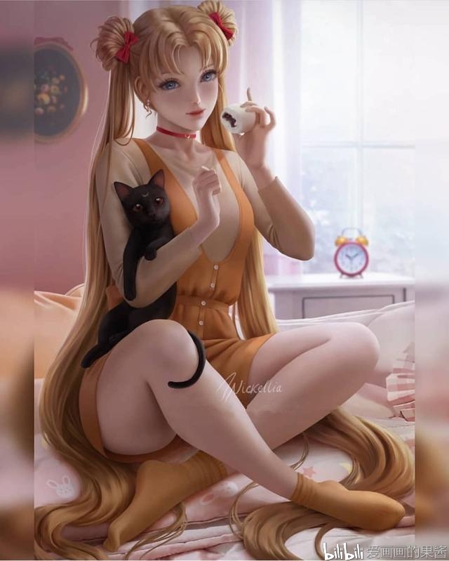 厚涂写实风的美少女战士让你开眼