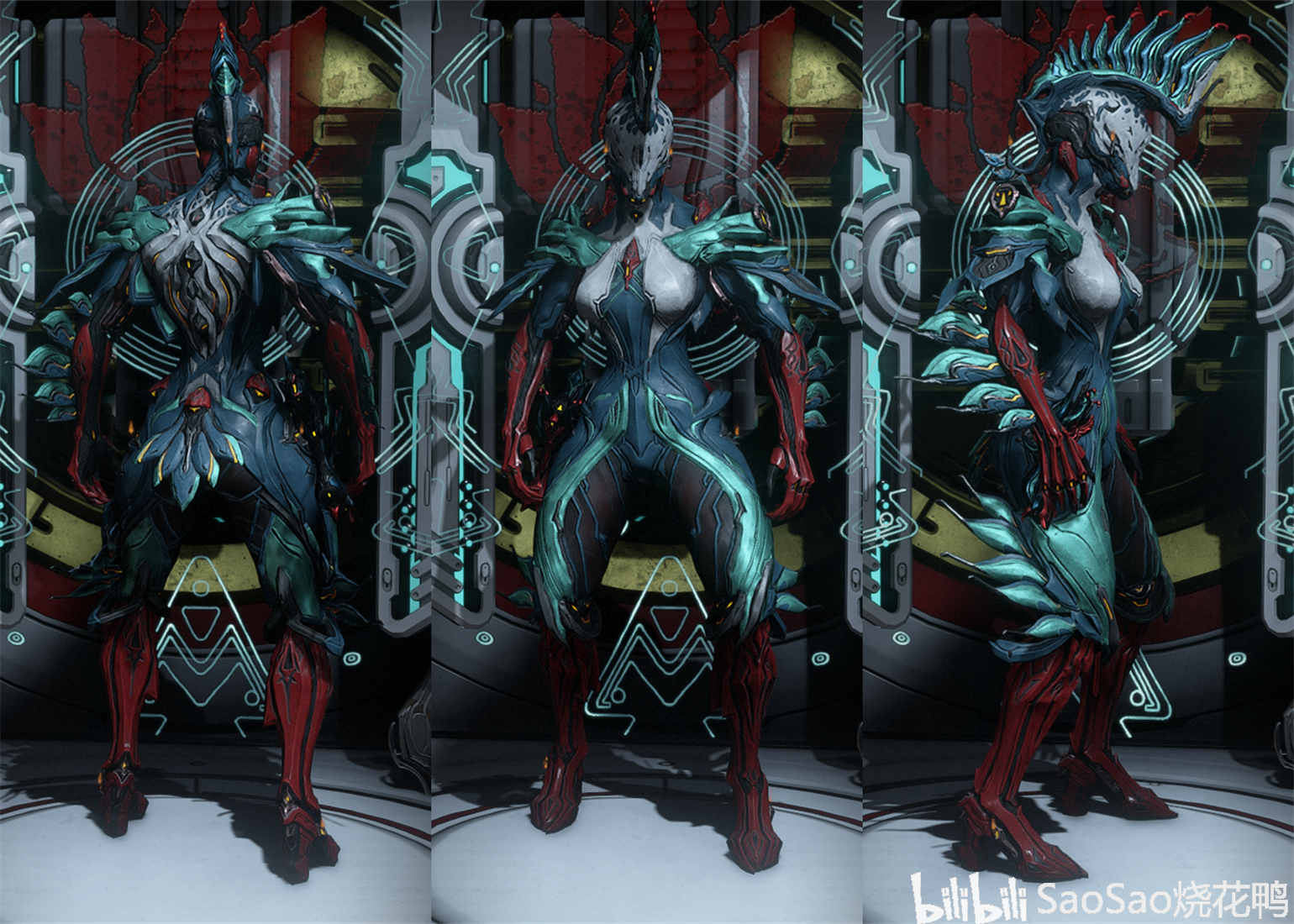warframe血头凤尾笑猫,warframe笑猫 朱红外观测评!——warframe华丽外观测评系列