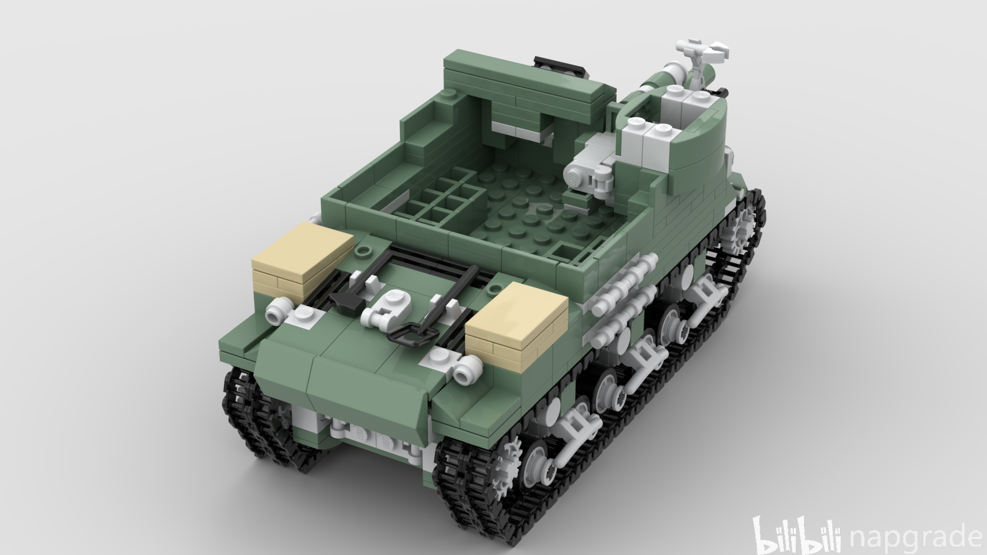 【乐高moc】m7 priest 牧师自行火炮