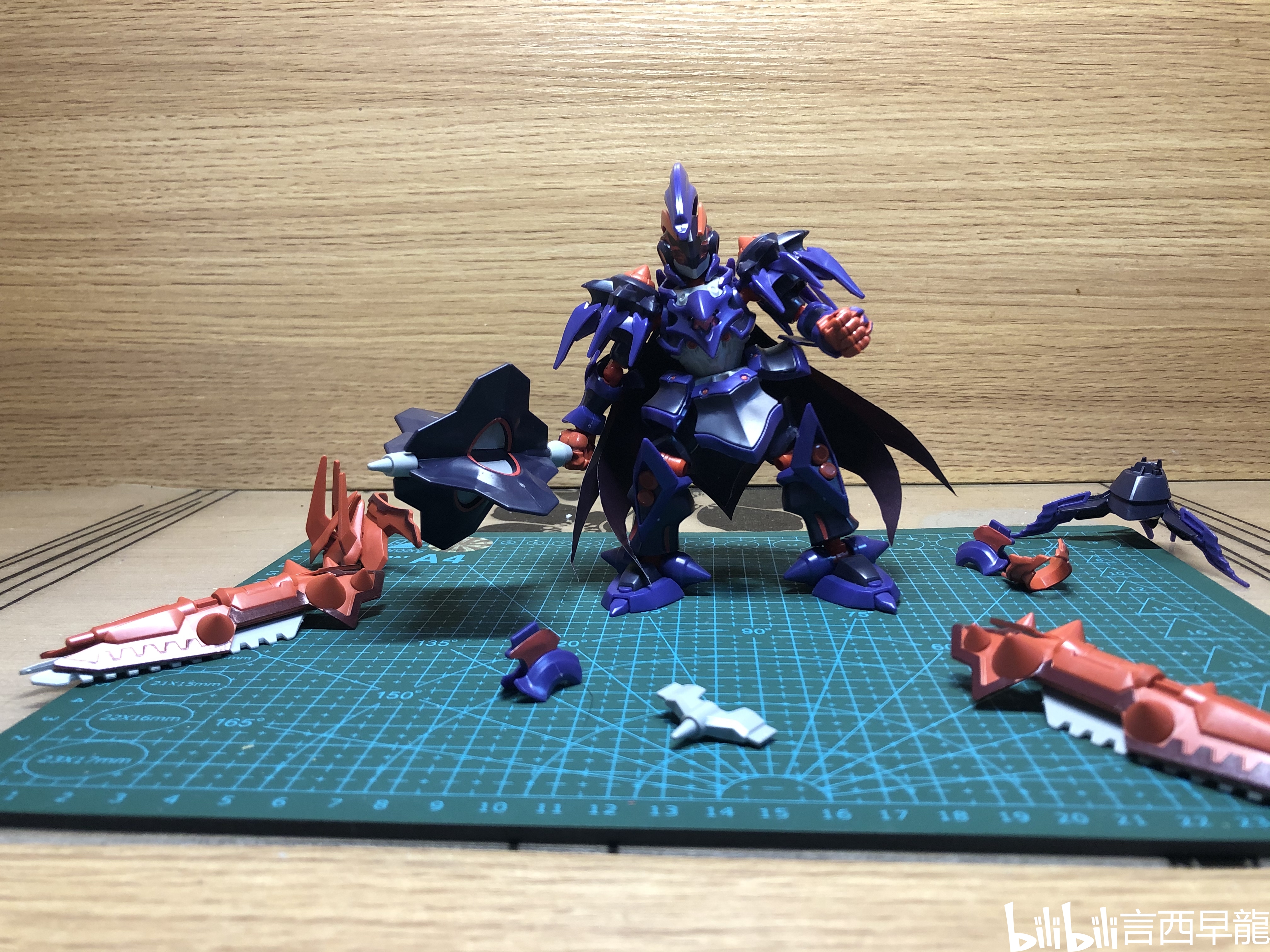 万代 纸箱战机 lbx 皇帝m3 阿基里斯2