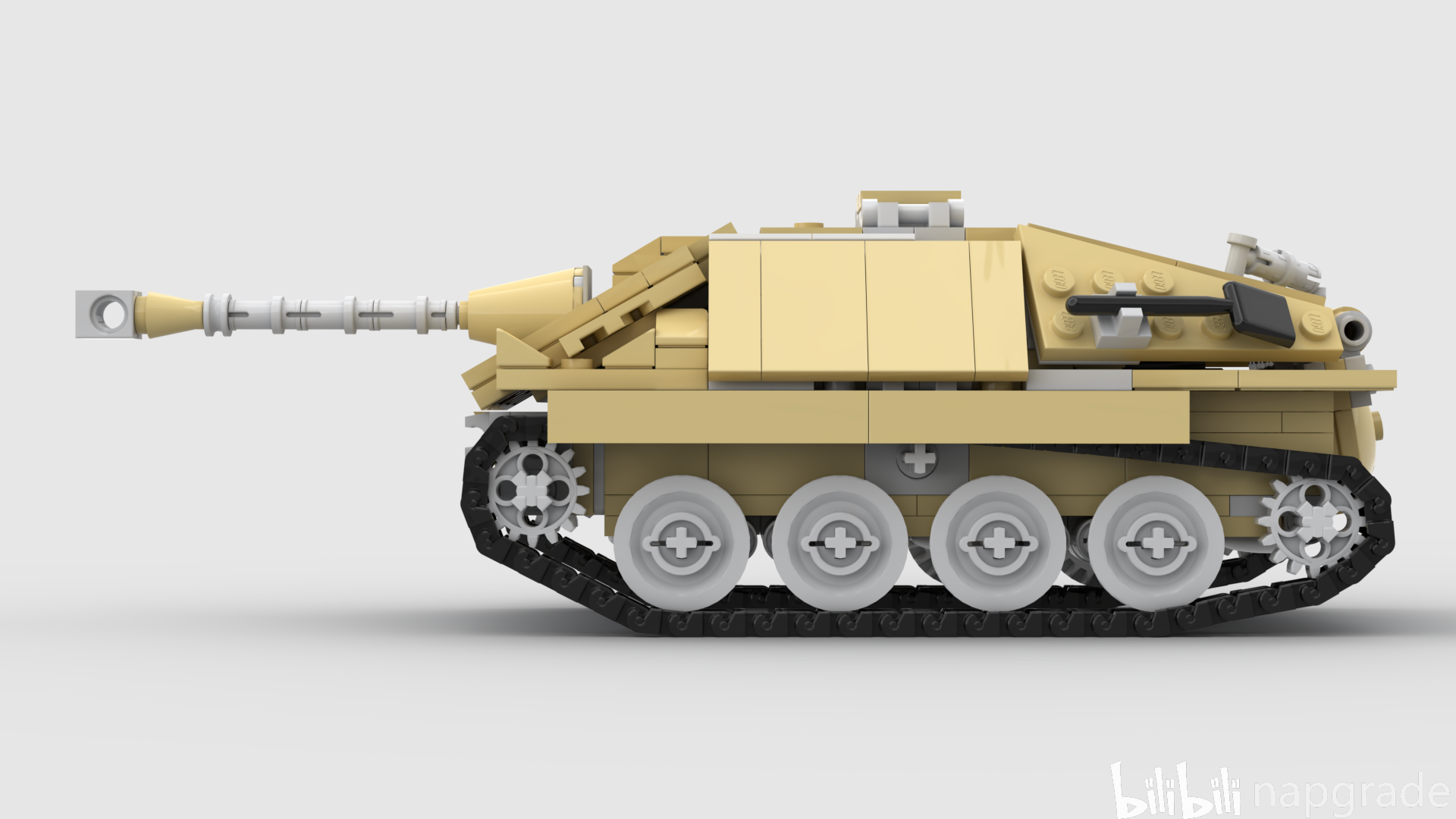 【乐高moc】jagdpanzer 38t hetzer 追猎者坦克歼击车