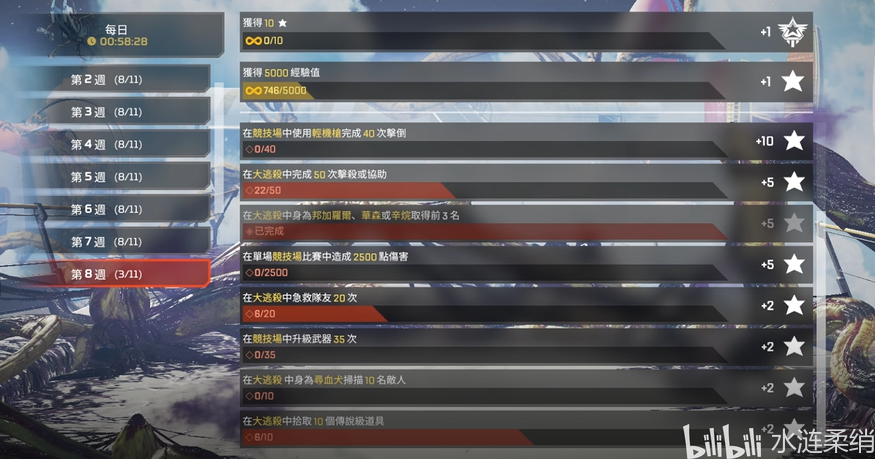 apex第9赛季通行证升级历程