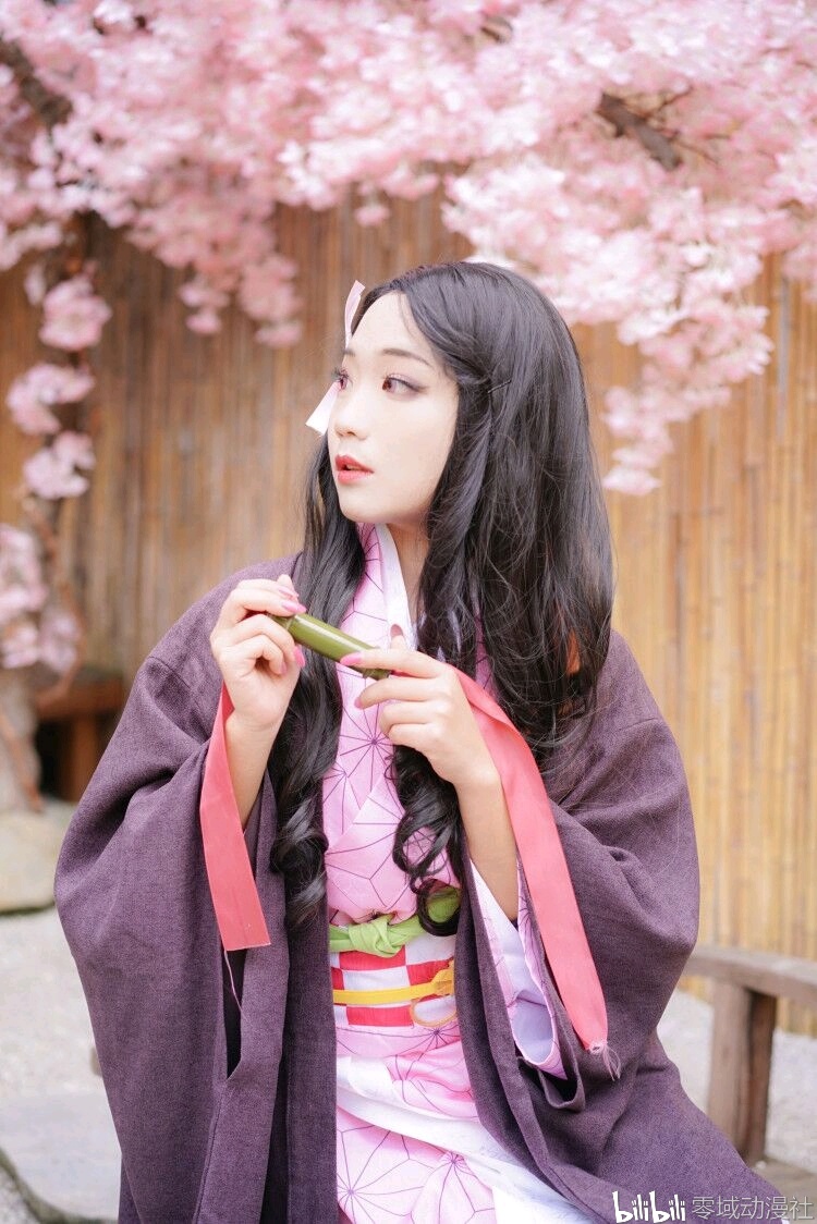 【零域动漫社】祢豆子cos「即使堕身为鬼也仍然向往阳光」