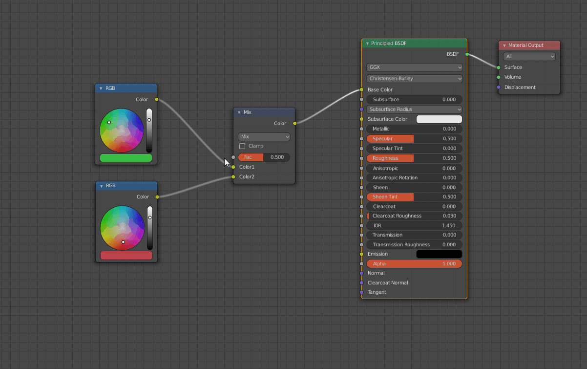 blender高效节点操作动图