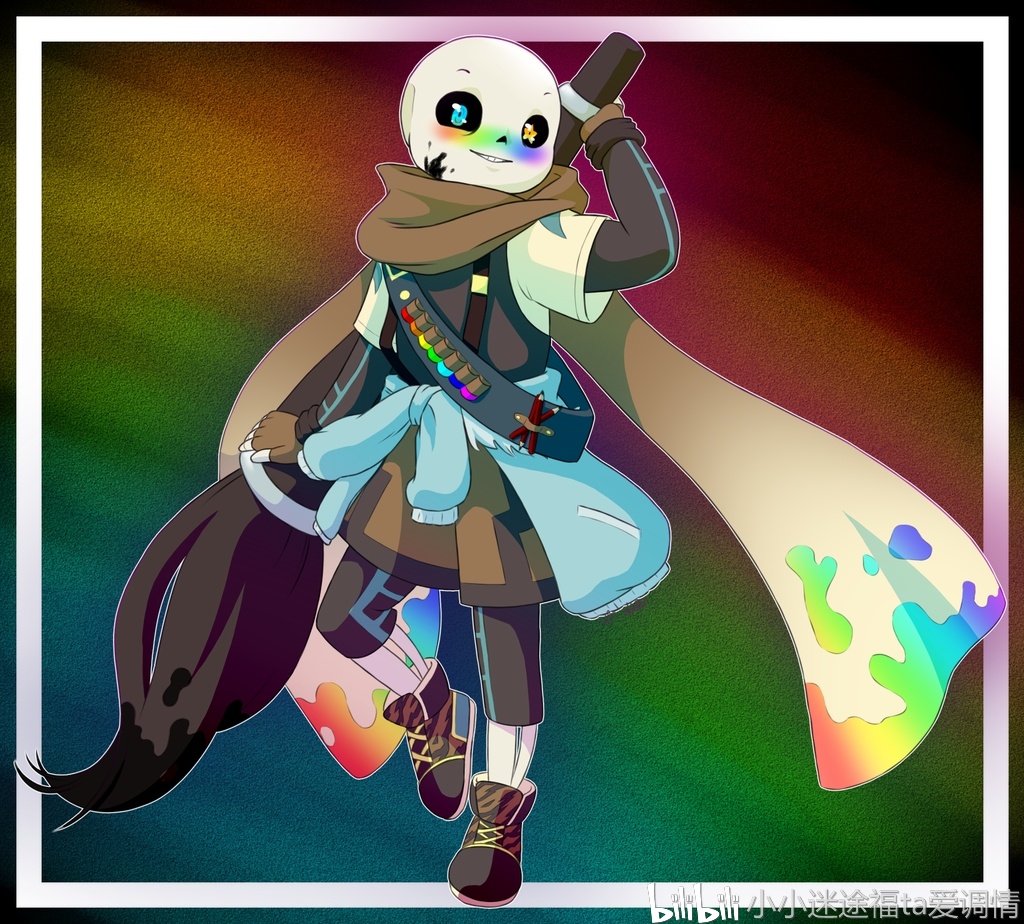 这不是邪骨error吗?怎么变小了?还有一只小ink哎!