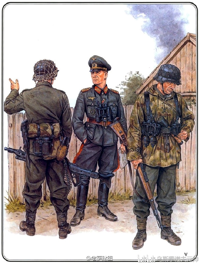 鱼鹰社-二战德军人物彩绘1943-1945
