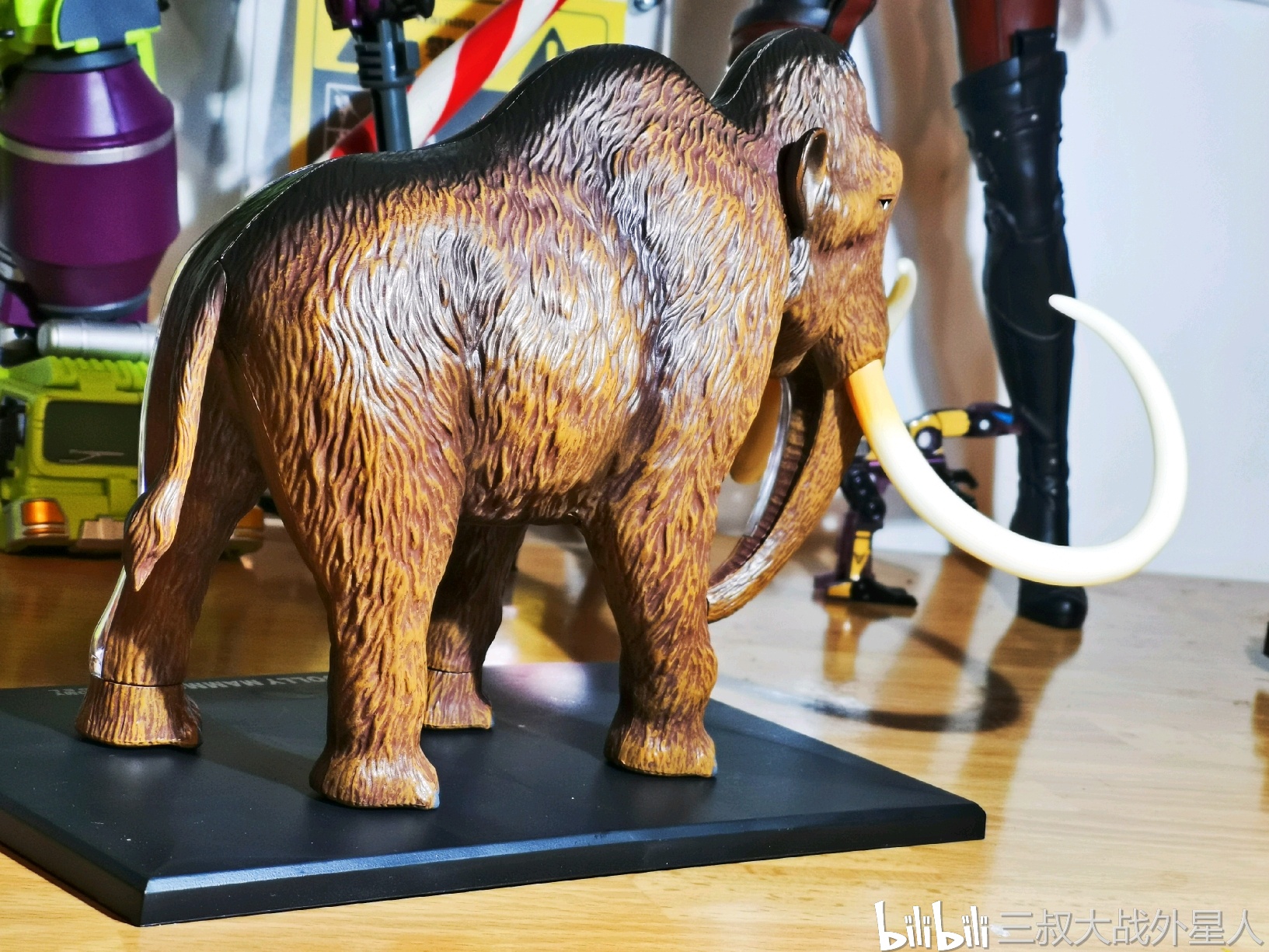 骨骼外露冰川时代猛犸象,flying tiger猛犸象3d解剖模型千字超级开箱