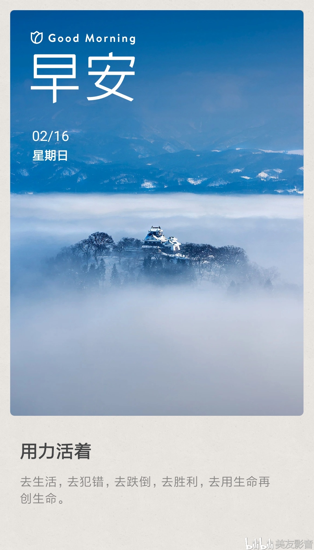 【每日一图】美友早安画报(二月份合辑)