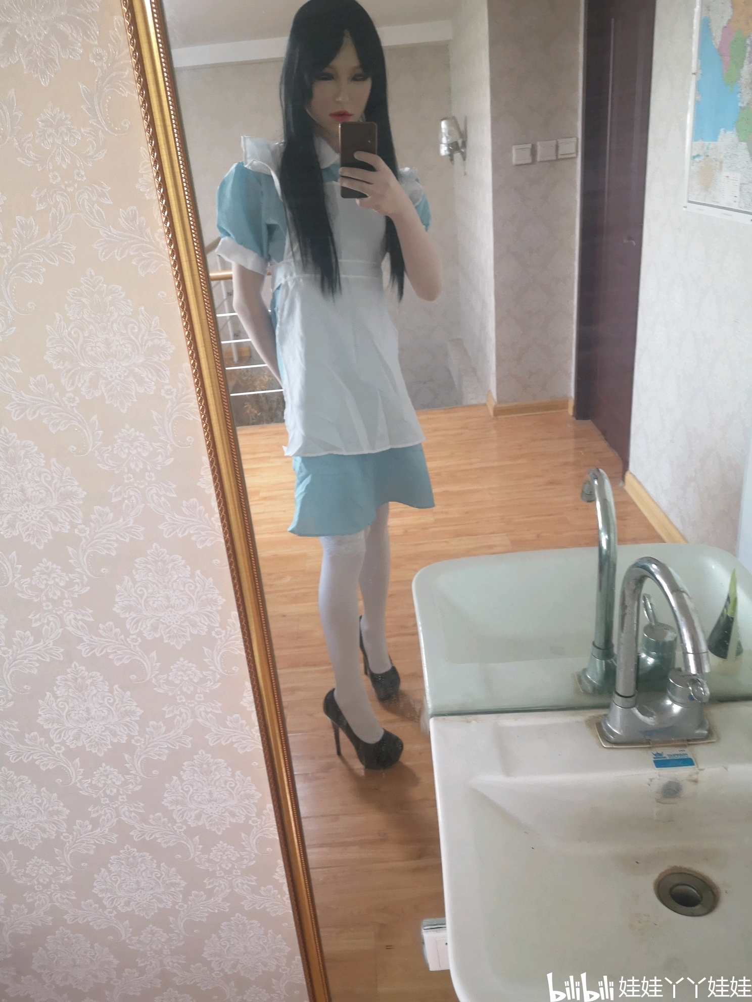 伪娘穿女仆装,戴mask是什么体验