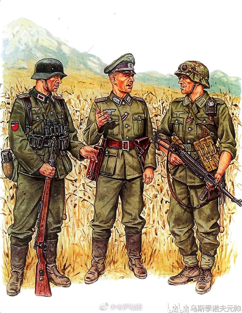 鱼鹰社-二战德军人物彩绘1941-1943