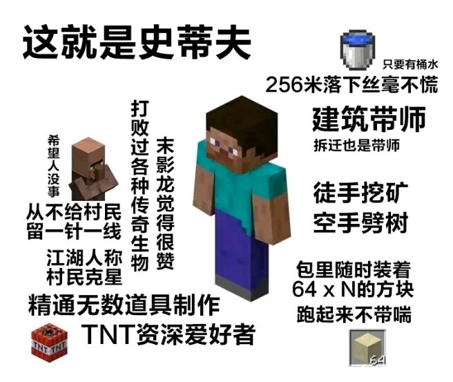 只有mc玩家才懂的梗图