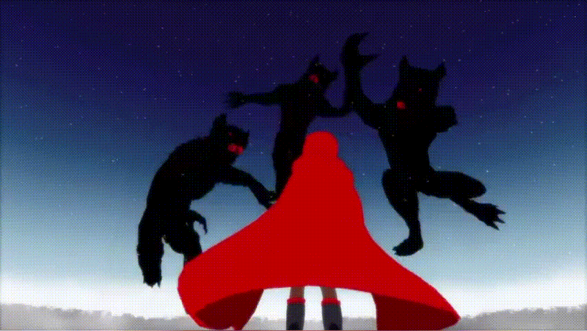 《rwby》红预告篇战斗分析(一出场)