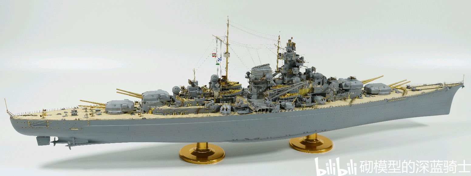 revell 05160 tirpitz 提尔皮茨号战列舰 铂金版 素组