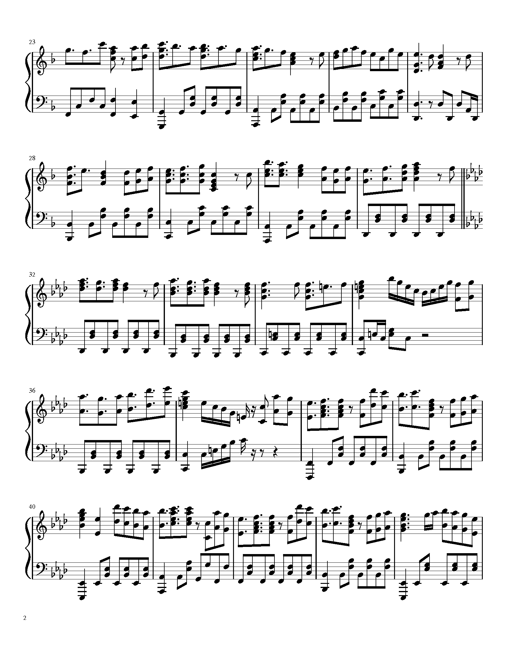 【钢琴谱】final phase-某科学的超电磁炮t op1
