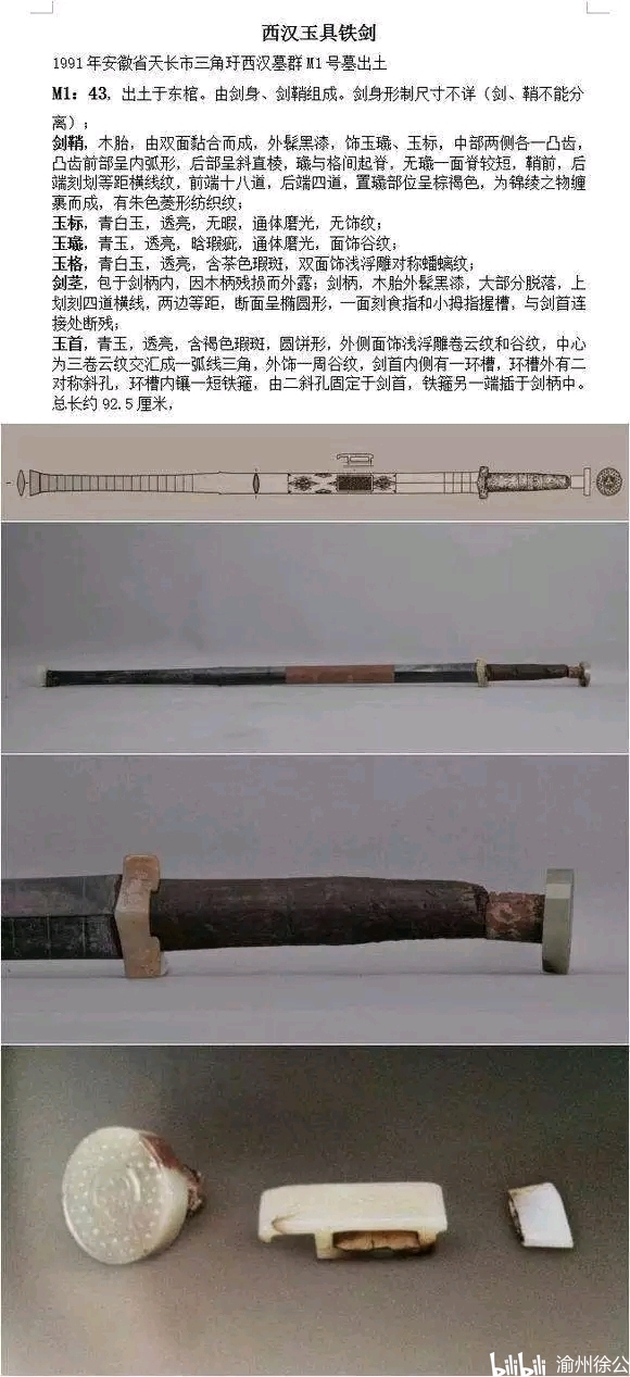 盘点官方出土的部分汉剑