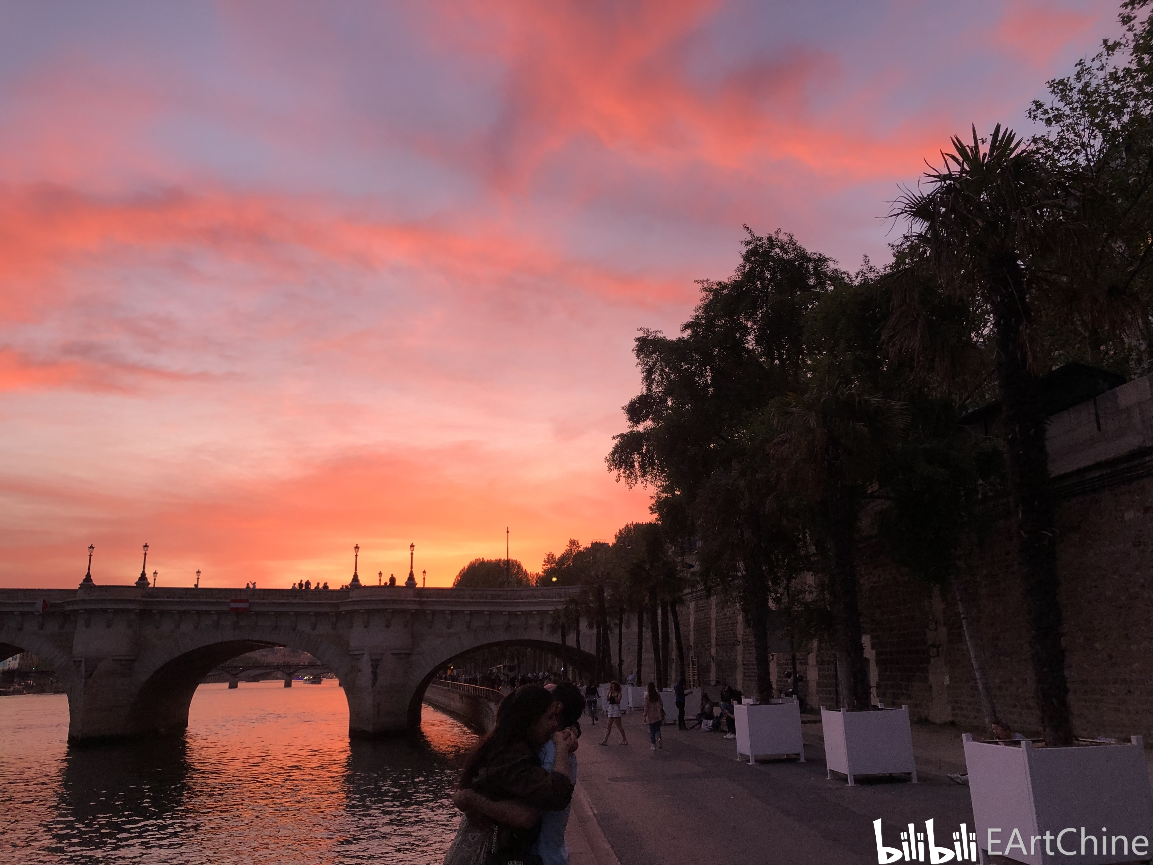 塞纳河夕阳