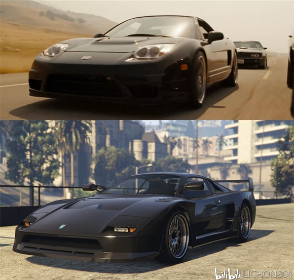 gtaol养老院之《速度与激情i-v》系列车辆收藏