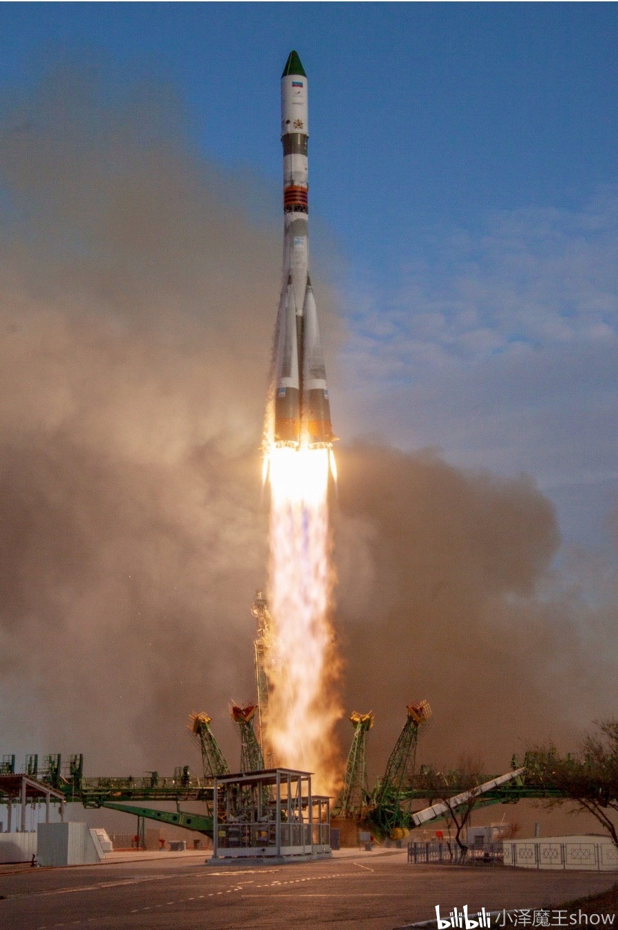 俄罗斯"联盟号"运载火箭发射成功!全球第一!发射现场
