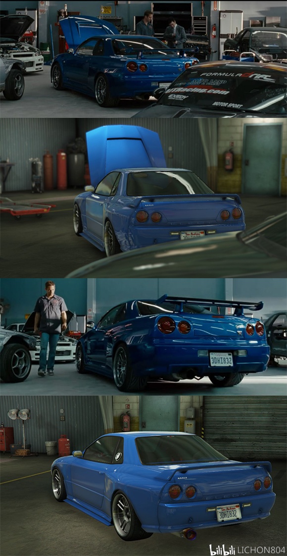 gtaol养老院之《速度与激情i-v》系列车辆收藏