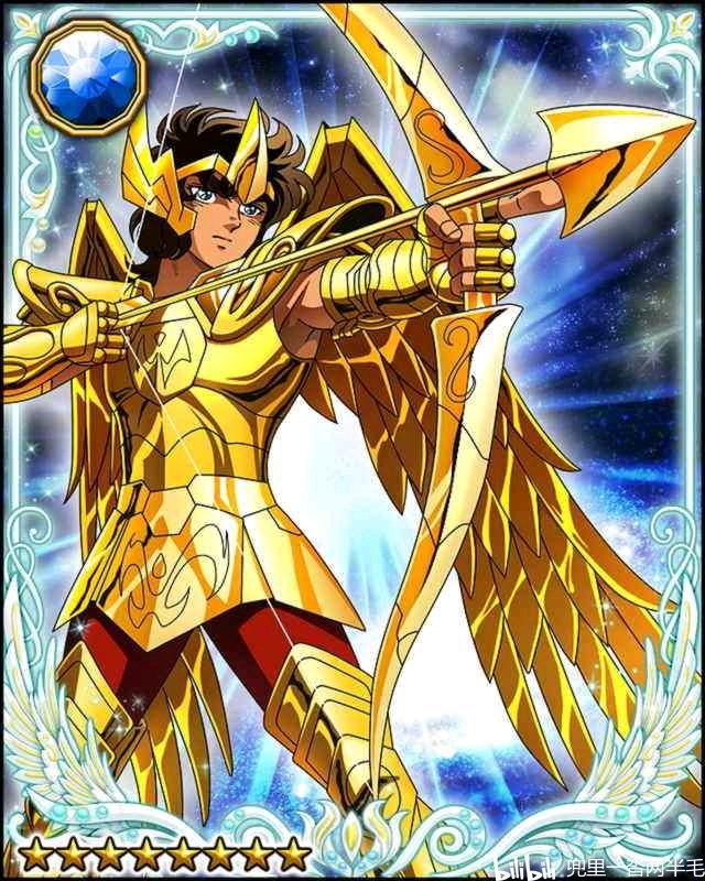 圣斗士星矢角色主题图片-黄金圣斗士射手座-艾俄洛斯