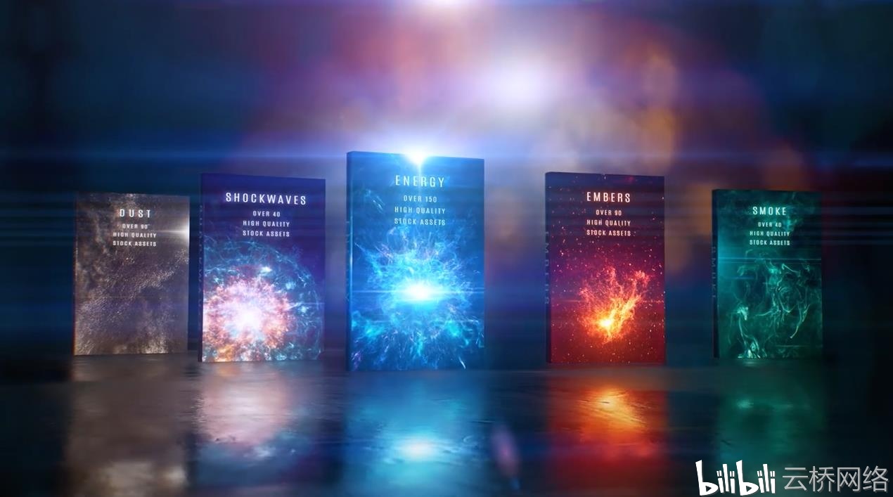 视频素材 431个4k科幻魔法能量冲击波星火粒子粉尘烟雾特效合成 这是