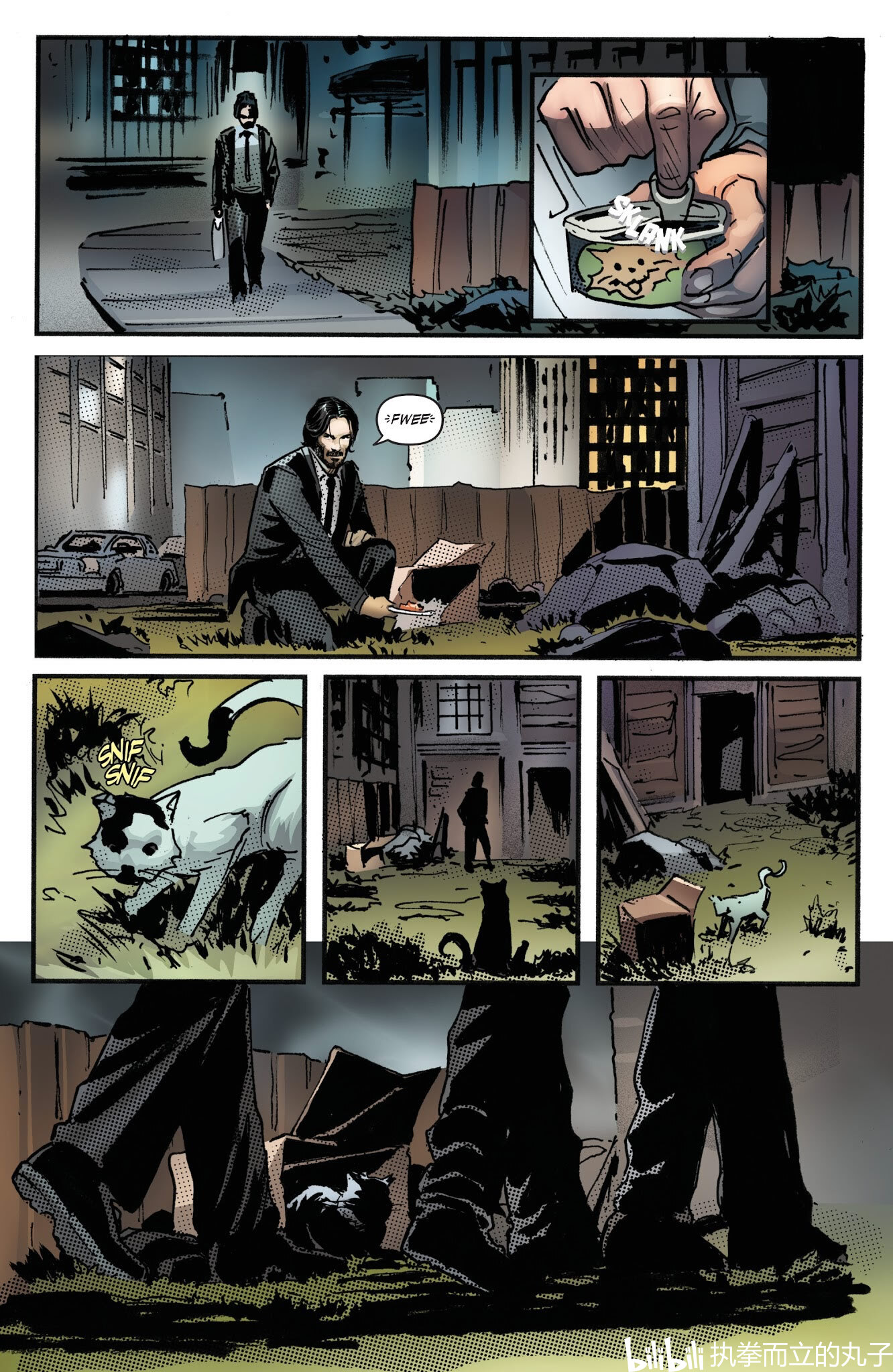 《疾速追杀:梁子》漫画翻译练习john wick前传2