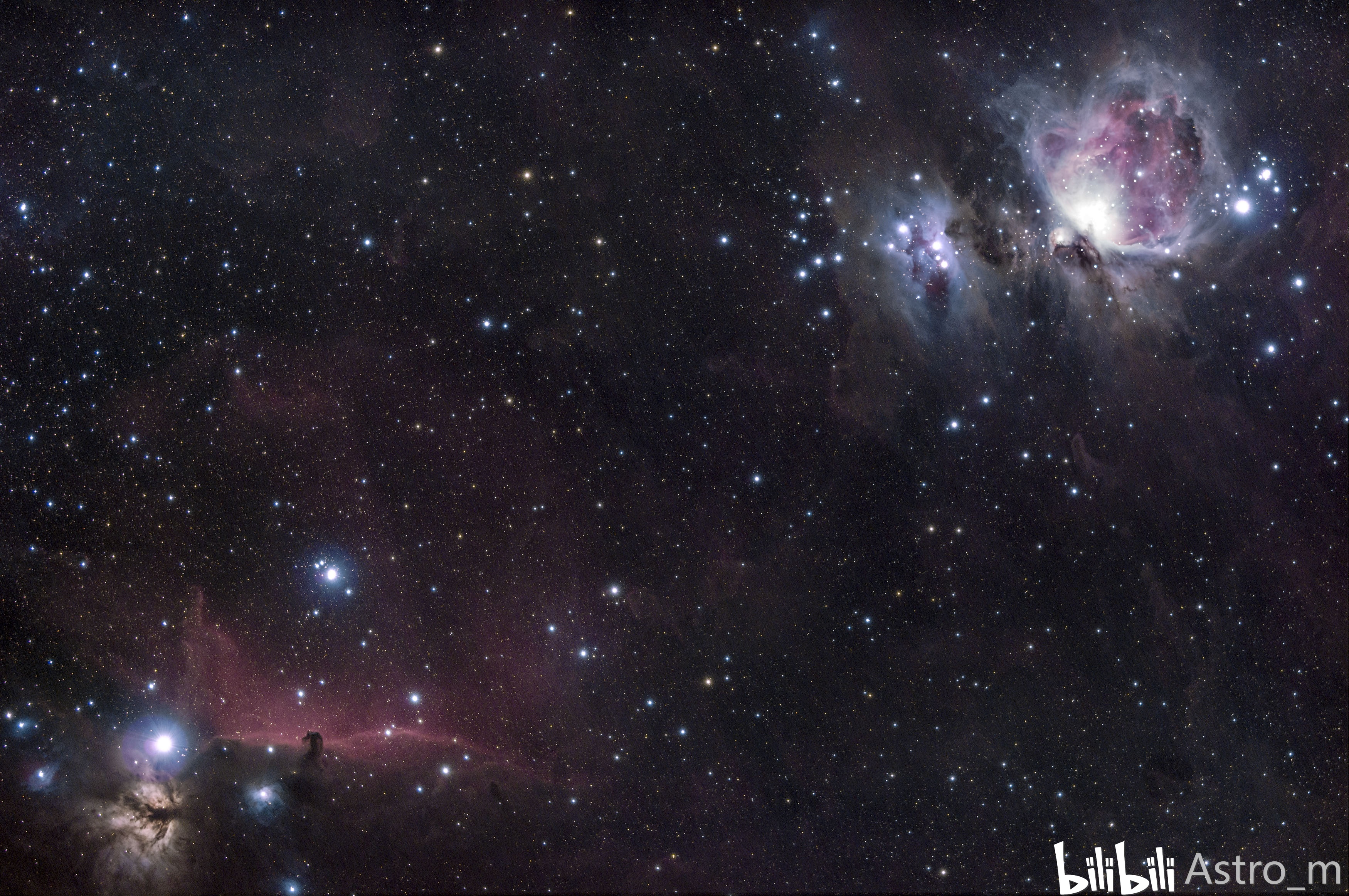 m42猎户座大星云&马头星云 摄于2019年12月22日