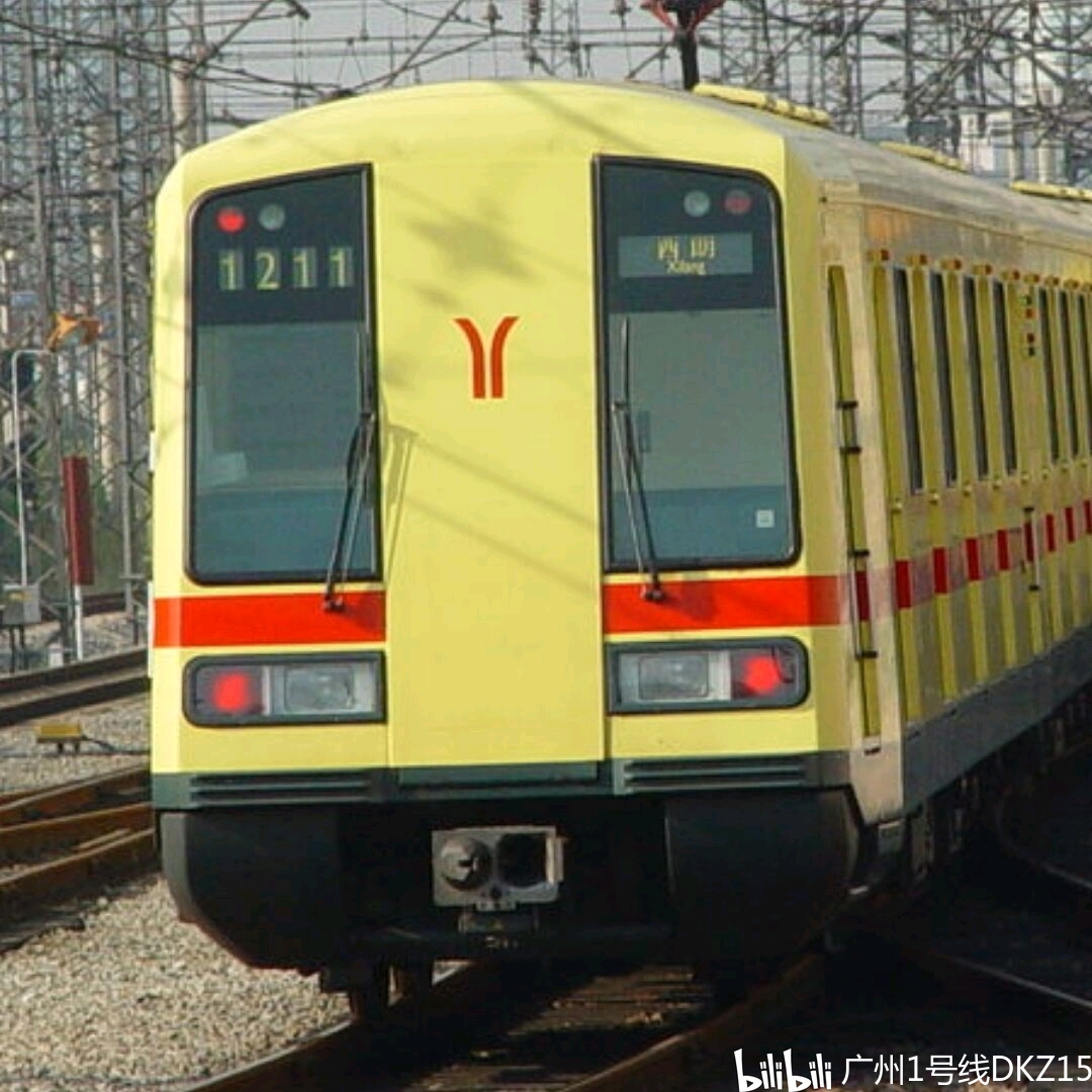 广州地铁1号线列车 广州地铁1号线采用6节编组a型列车,原车辆为德国