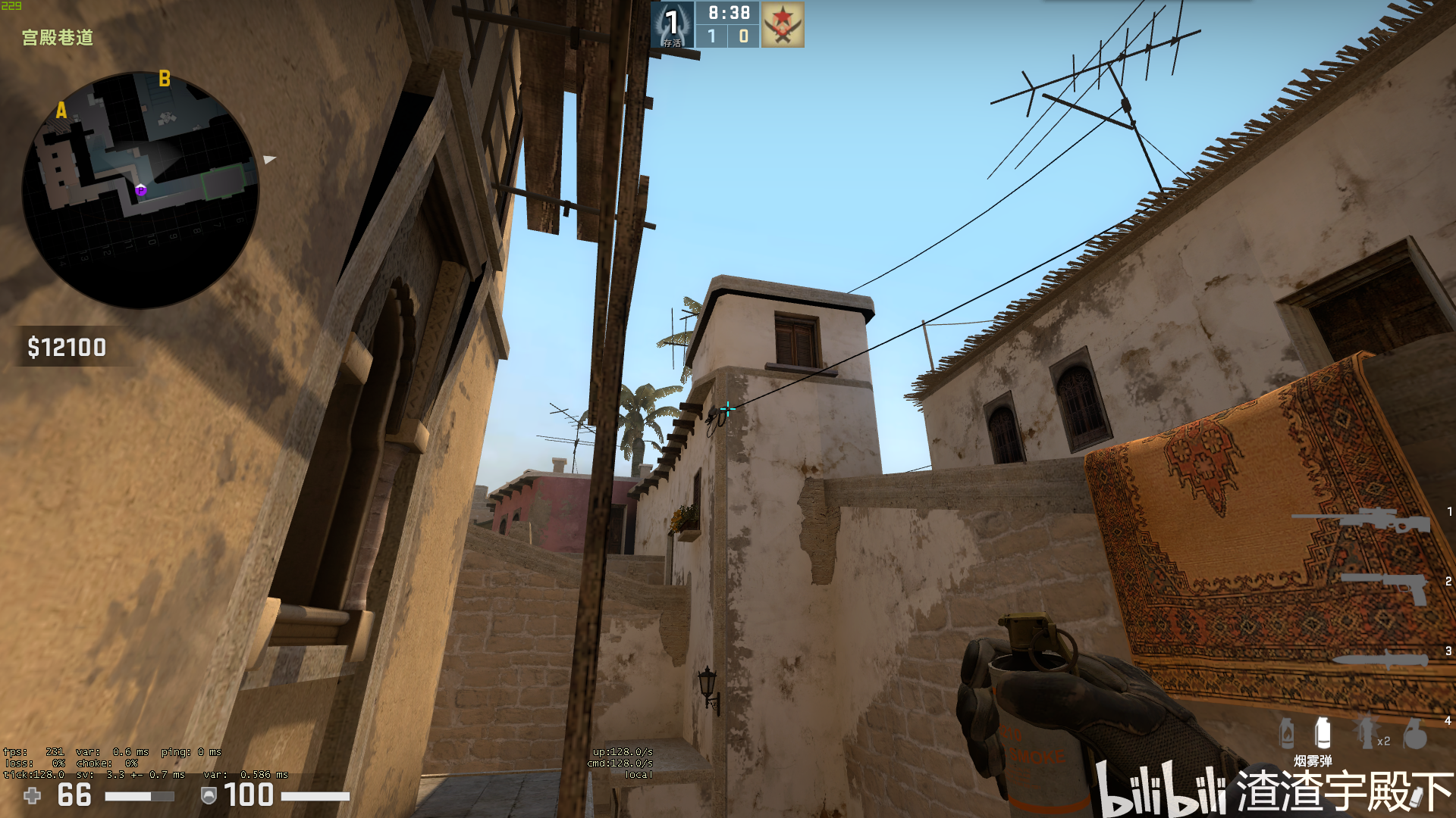 csgo mirage-荒漠迷城 道具整理(1)