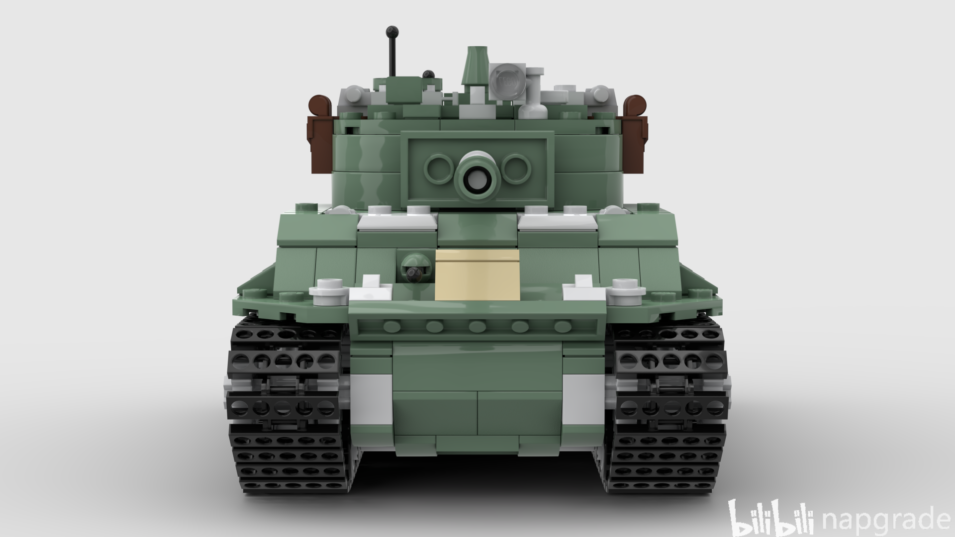 【乐高moc】m4a3e8 easy eight 谢尔曼中型坦克