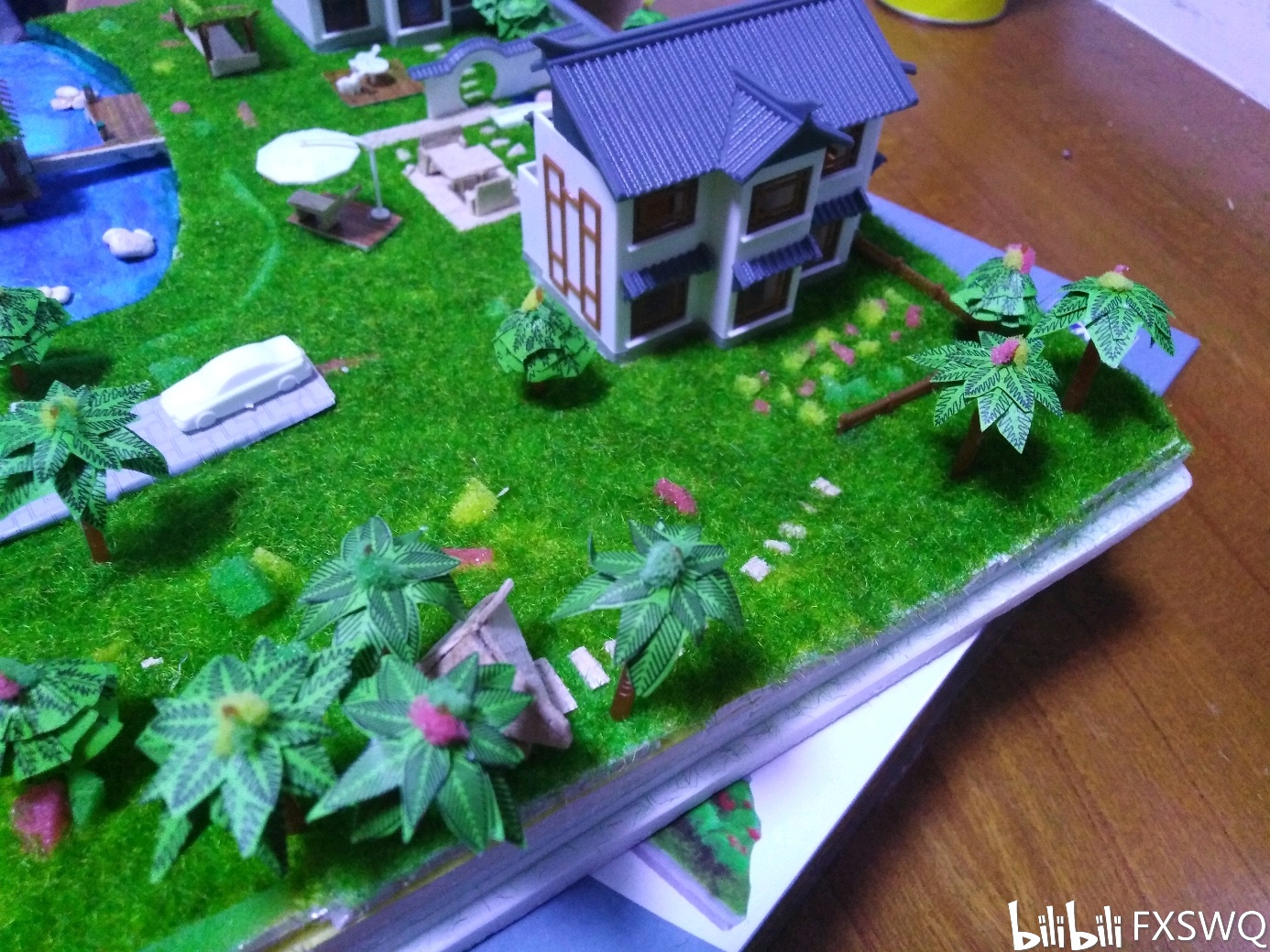 中华庭院模型制作(b站第一)
