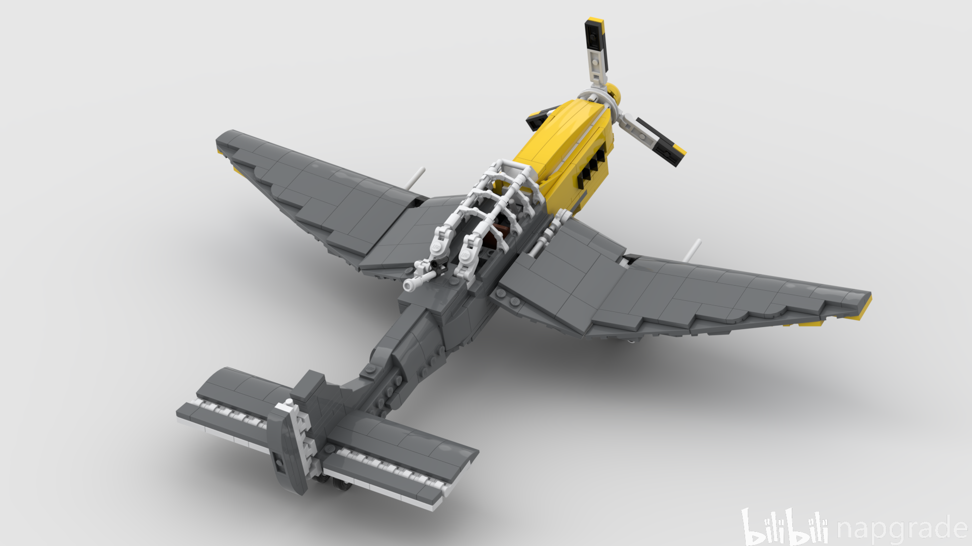【乐高moc】ju-87斯图卡俯冲轰炸机