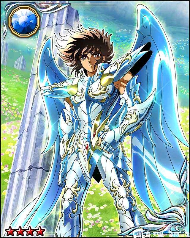 圣斗士星矢角色主题图片-五小强-天马座-星矢