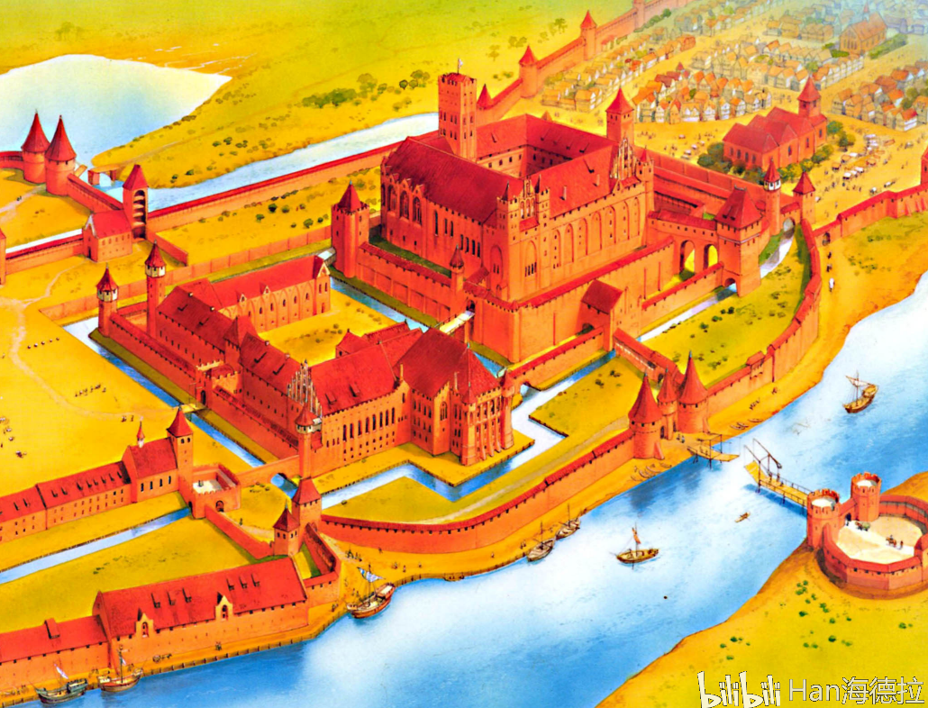 普鲁士的红砖要塞—条顿骑士团的城堡系统