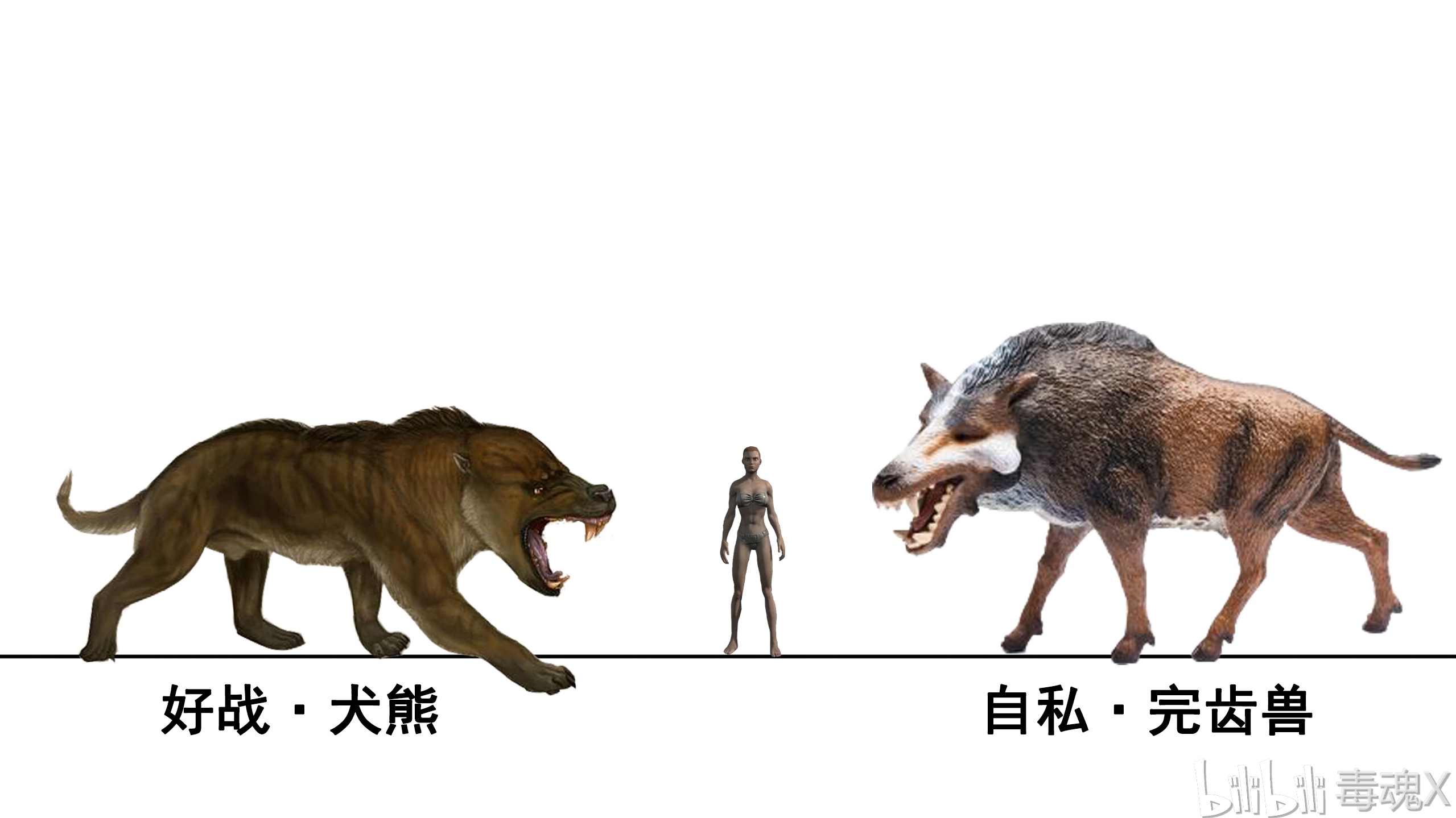 好战·犬熊与自私·完齿兽