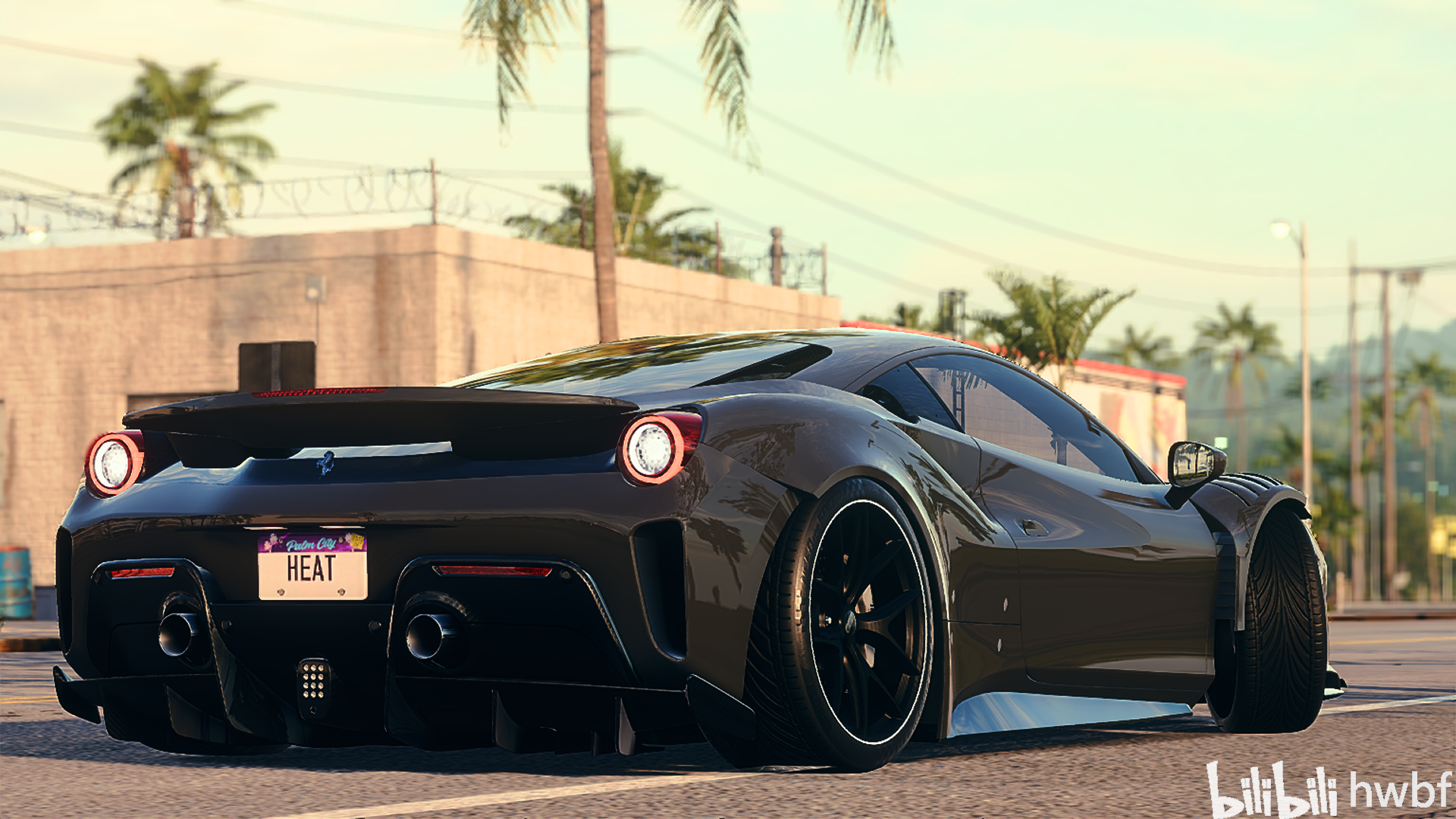 极品飞车21:热度(need for speed:heat) ferrari pista (宽体)改装案