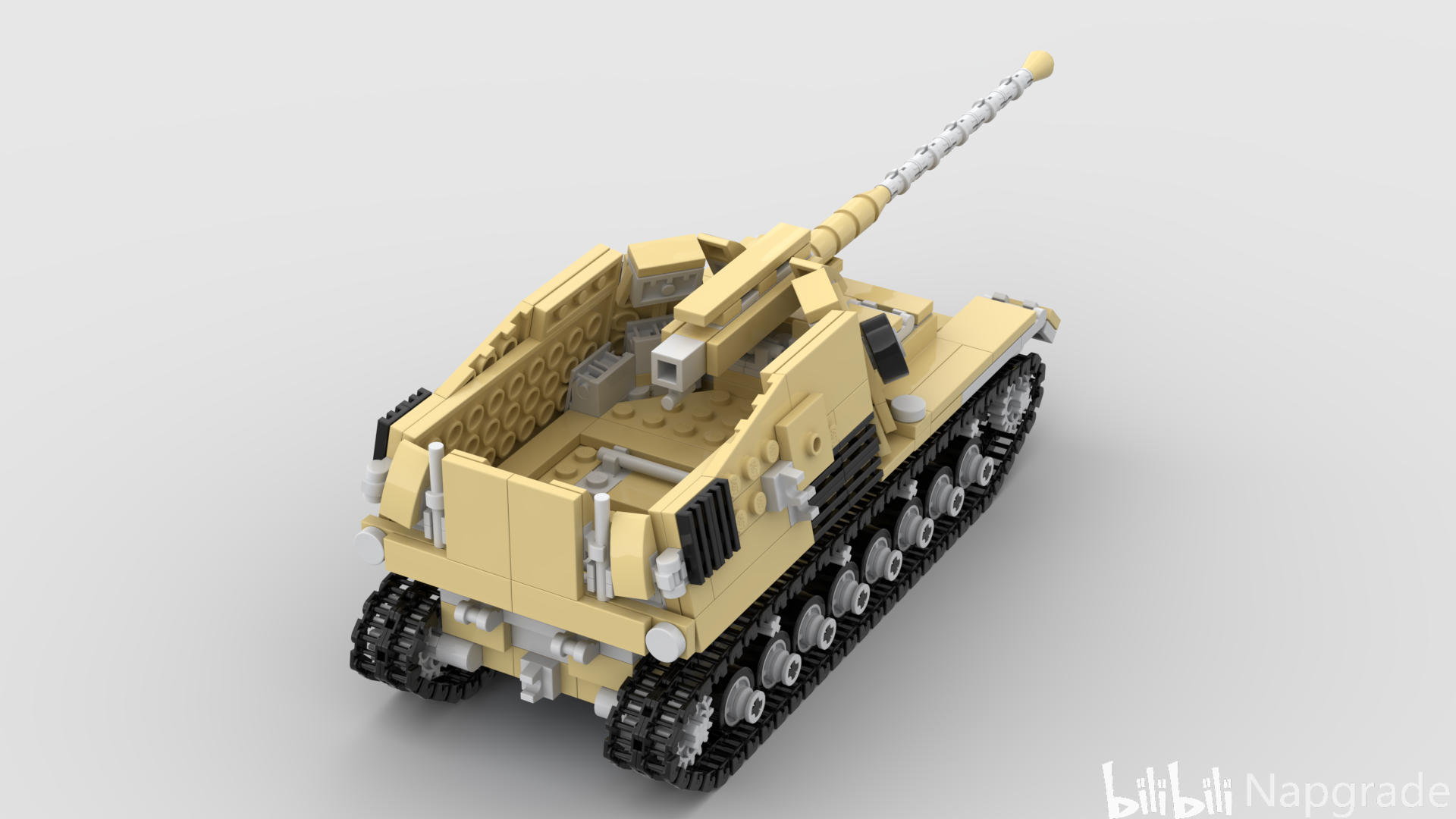 【乐高moc】sd.kfz.164 犀牛坦克歼击车