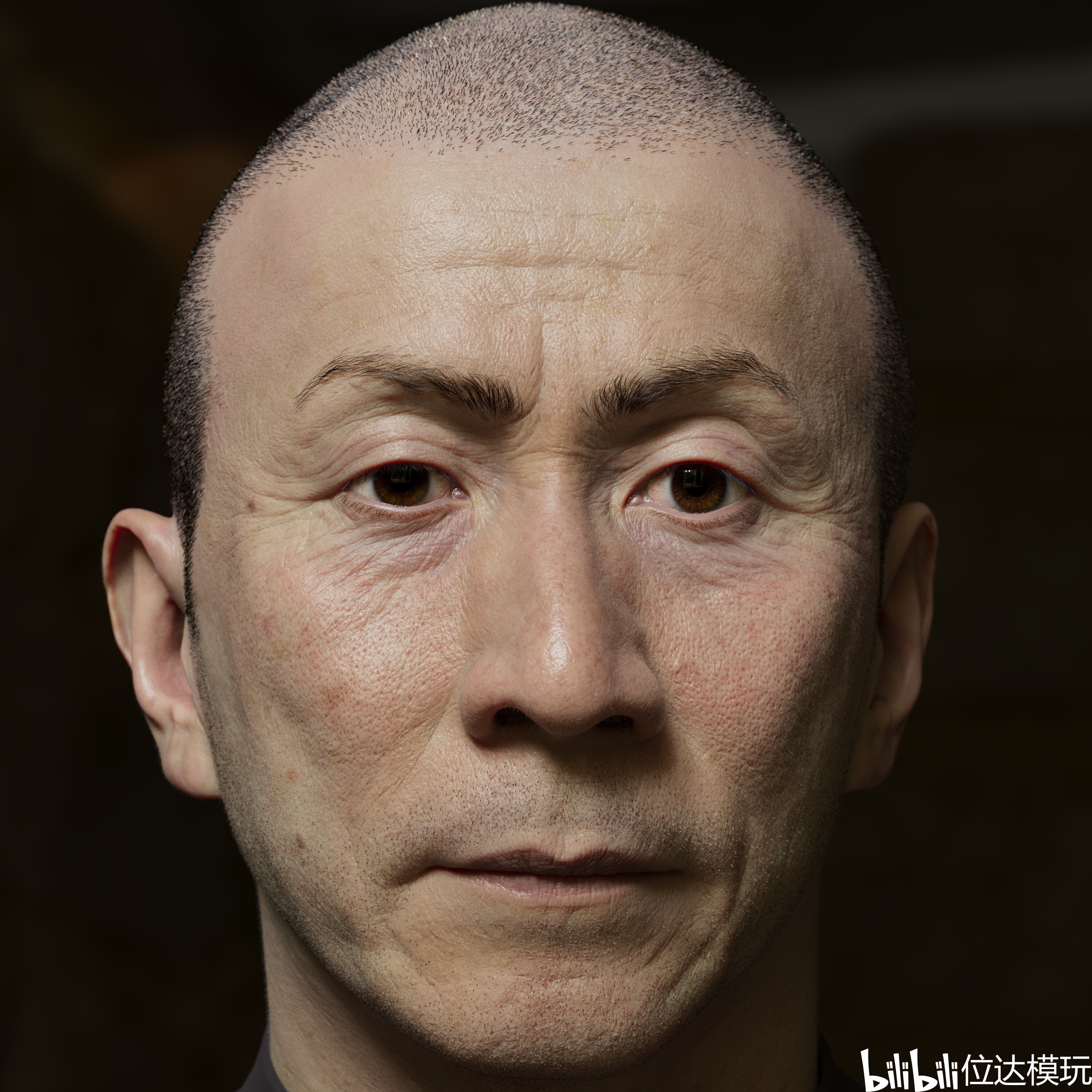 zbrush高模头雕