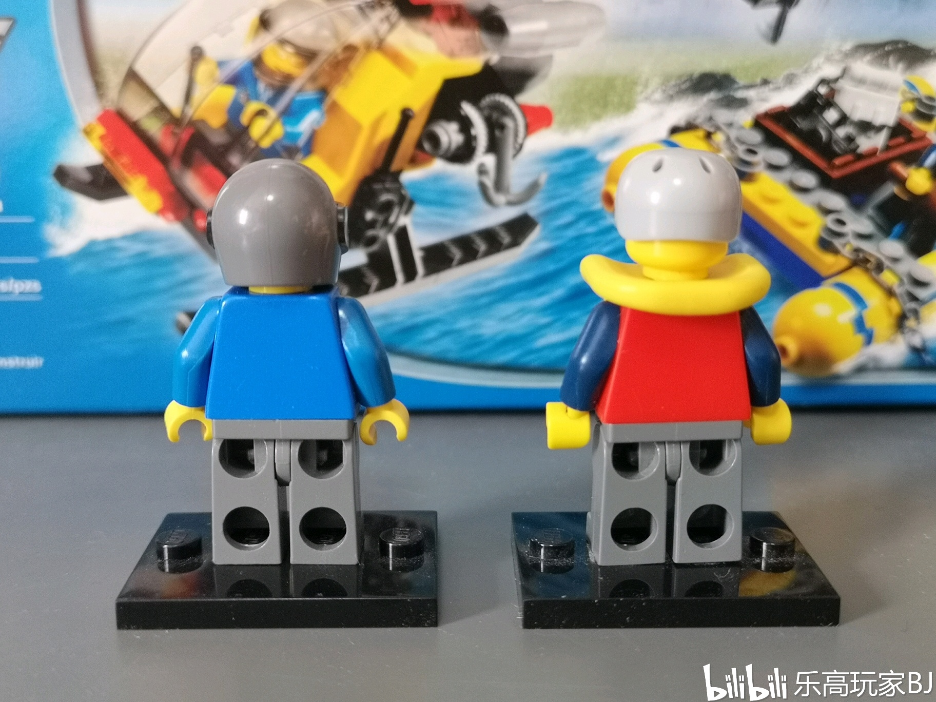 【玩家评测】乐高 lego 城市系列 2230 直升机与筏船 航空限定