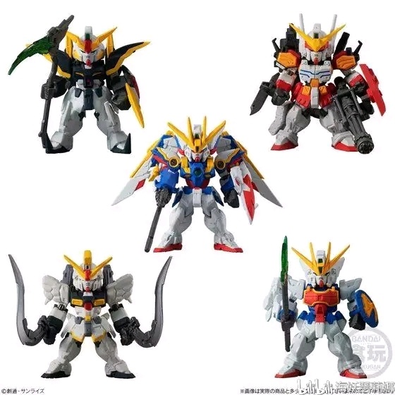万代bandai 食玩 pb网络限定 fw gundam converge :core 高达w五机体