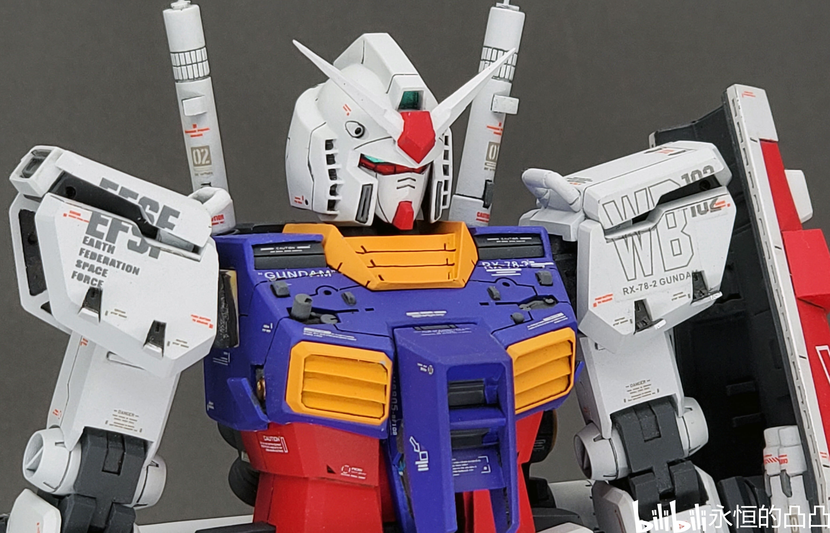 1/100 rx-78-2 ver. ka gk模型套件制作过程分享 - 哔哩哔哩